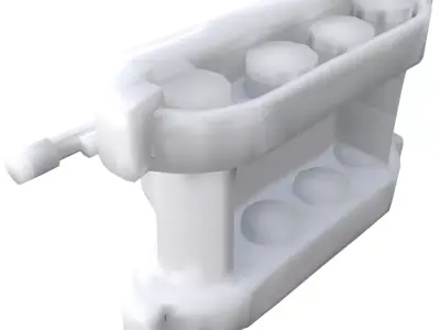 Risiko supertank hi and low poly 3D print model