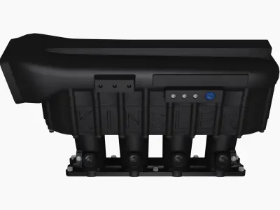 Kinsler H-Plenum intake manifold Low-poly 3D model