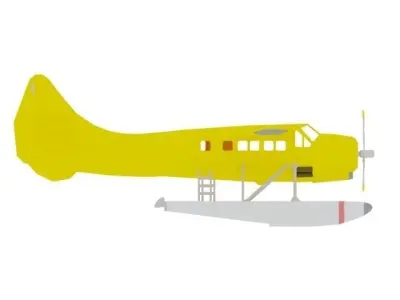 AIRCRAFT OTTER 3D model