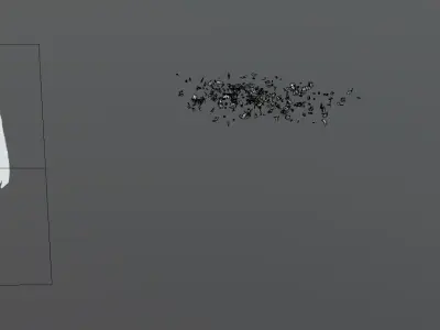 FeatherShoot02 300 Low-poly 3D model