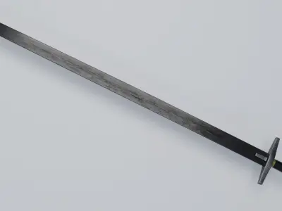 Sudanese Sword Low-poly 3D model