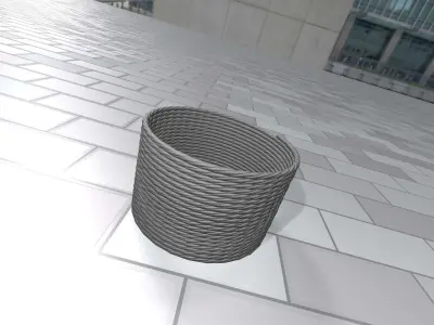 Power Cable 2 - Object 071 Low-poly 3D model