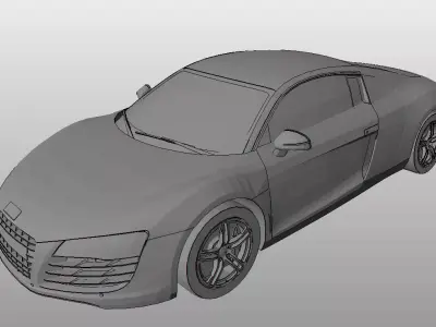 Audi R8 Free 3D print model
