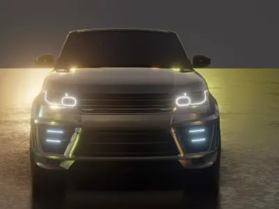 2016 Custom Land Rover Range Rover Sport Free 3D model