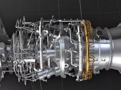 Gas turbine engine 3D model