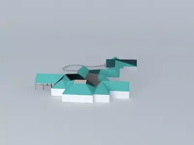 SeaWorld San Diego Old Cyldesdale Resturant 3D model