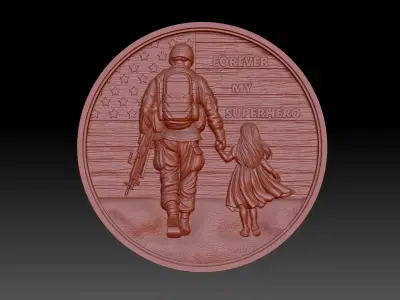 Superhero 3D print model