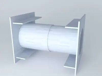 Flue Collar Free 3D model