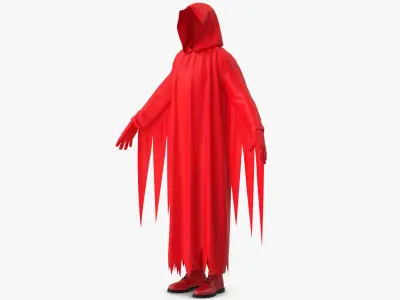 Hooded Costume 12 3D model