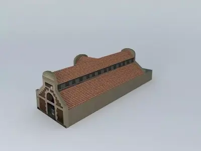 Berck Beach Fish of Covered Market Free 3D model