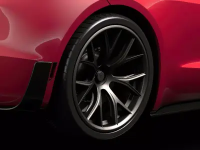 Tesla Roadster 2020 wheel 3D model