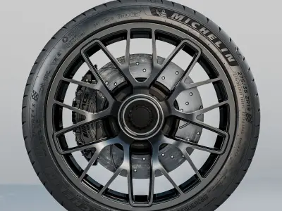 Michelin Pilot Sport 4 S 275 35 ZR19 3D model