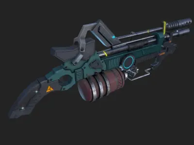 Dragon Breathe Low-poly 3D model