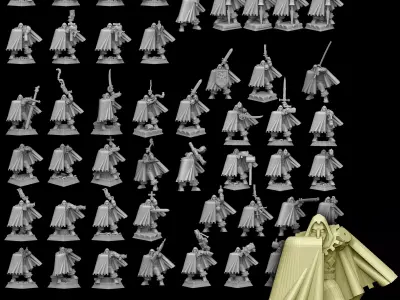 Adventurer With 100Plus Weapon Alternatives Royalty Free Version 3D print model