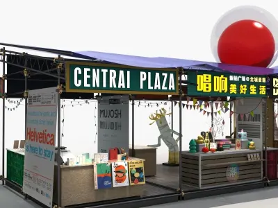 Commercial Stall 3D model