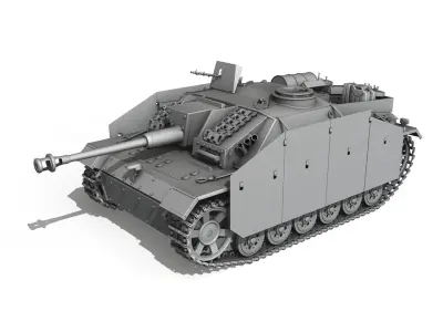 StuG III - Ausfuerung G - Early Production  3D model