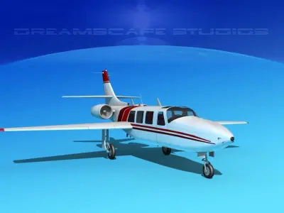 Piper Aerostar FJ-100 Fanjet V01 3D model
