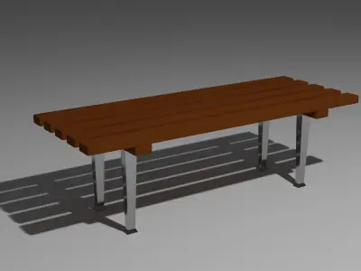 Bench Free 3D model order