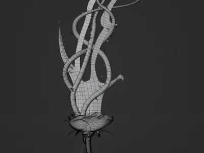 Rose Blade Free 3D model