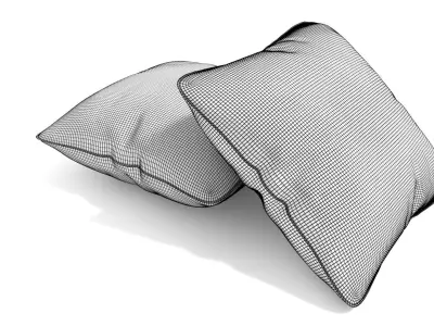Simple Pillow Free low-poly 3D model
