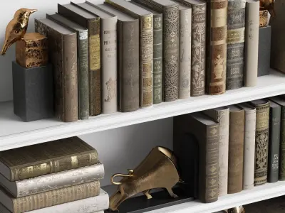 Classic Books 03 3D model