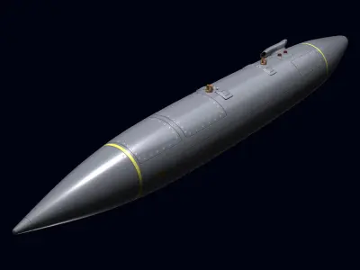 Electronic Support Jammer for Rafale 3D model