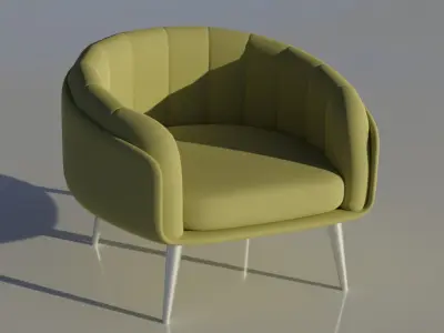 Sofa chair Free low-poly 3D model purchase