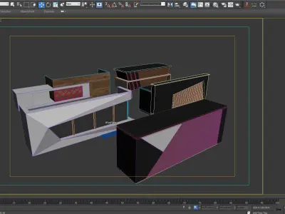 RECEPTIONS 3DS MAX 2015 5 MODEL 3D model
