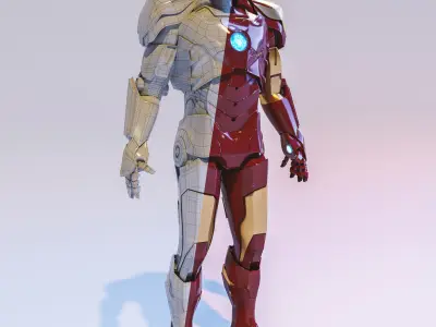 IronMan avengers iron man Free low-poly 3D model