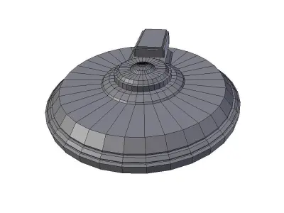 Sci-fi mine 1 low poly Low-poly 3D model