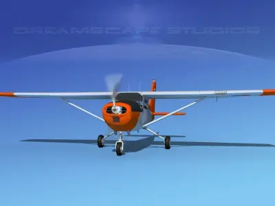 Cessna T-41 Mescalero Royal Netherlands 3D model