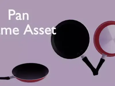 Pan - Game Ready Free low-poly 3D model