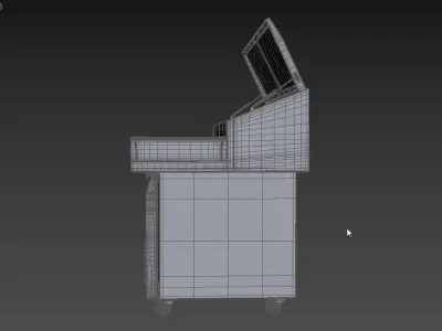 U-Line Pizza Prep Table Refrigerators Ucpt565-Ss61A 3D model