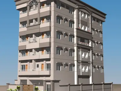 High Definition Building 01 3D model