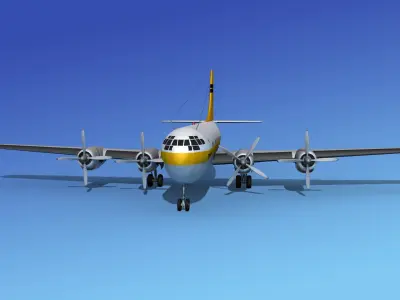 Boeing 377 TransGulf 3D model