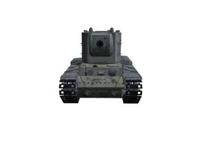 KV-2 Kliment Voroshilov - 2 tank 3D model