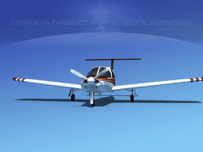 Piper PA-28R-201 Arrow III V03 3D model