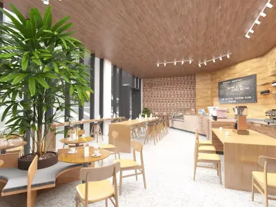 Full Coffeehouse 3D model