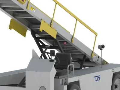 Airport Conveyor Belt Loader TUG 660 3D model