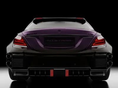 Mercede-Benz C63 Amg custom bodykit by NISTARR 3D model