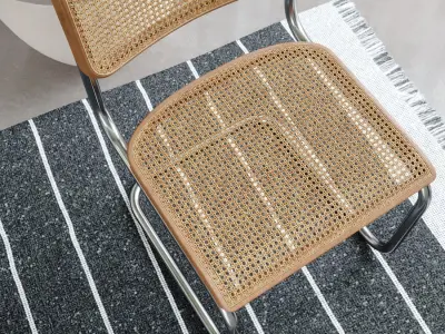  Rattan Replica Marcel Breuer Hutch Chair Model 