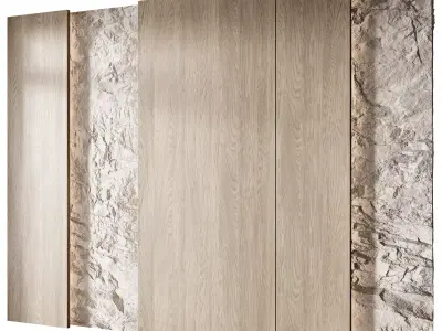 Wall 3d panel 05 Free 3D model