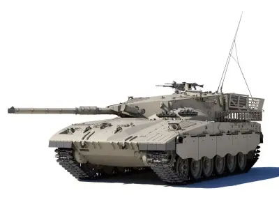 Merkava Battle Tank Mk1B 3D model