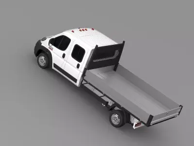 Ram Promaster Cargo Crew Cab Truck 2015 3D model