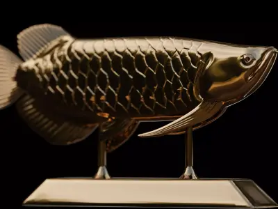 Arrowana Model for 3d printing Free 3D print model