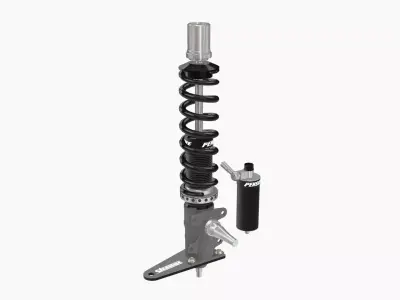 Penske coilovers with HCD strut cup Low-poly 3D model