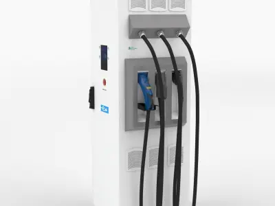 Efacec QC45 Quick EV Charging Station 3D model