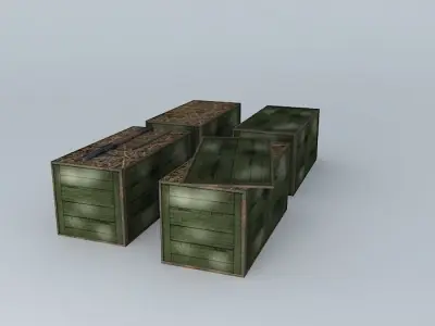 weapon boxes Free 3D model