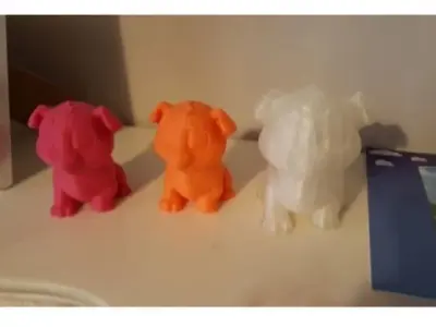 Doggy dog figurine 3D model