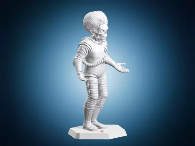 Mars Alien Miniature 3D print model